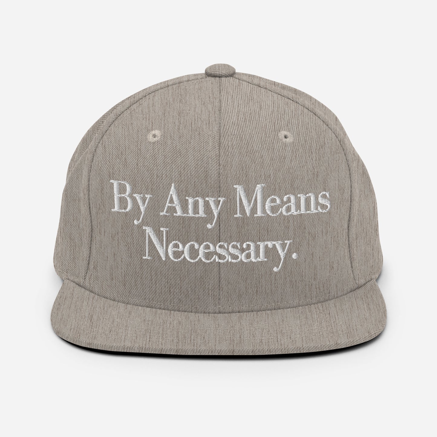By ANY means necessary. Snapback Hat