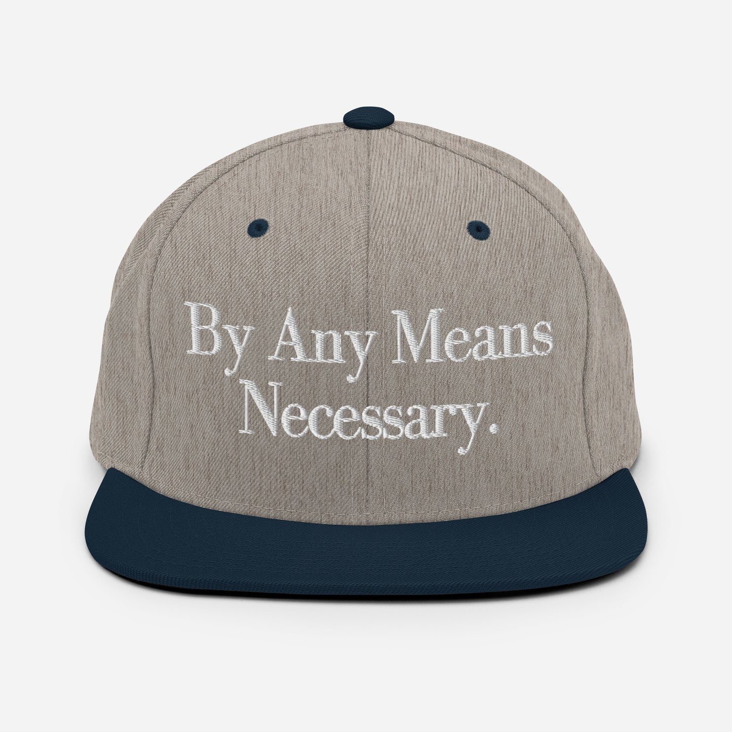 By ANY means necessary. Snapback Hat