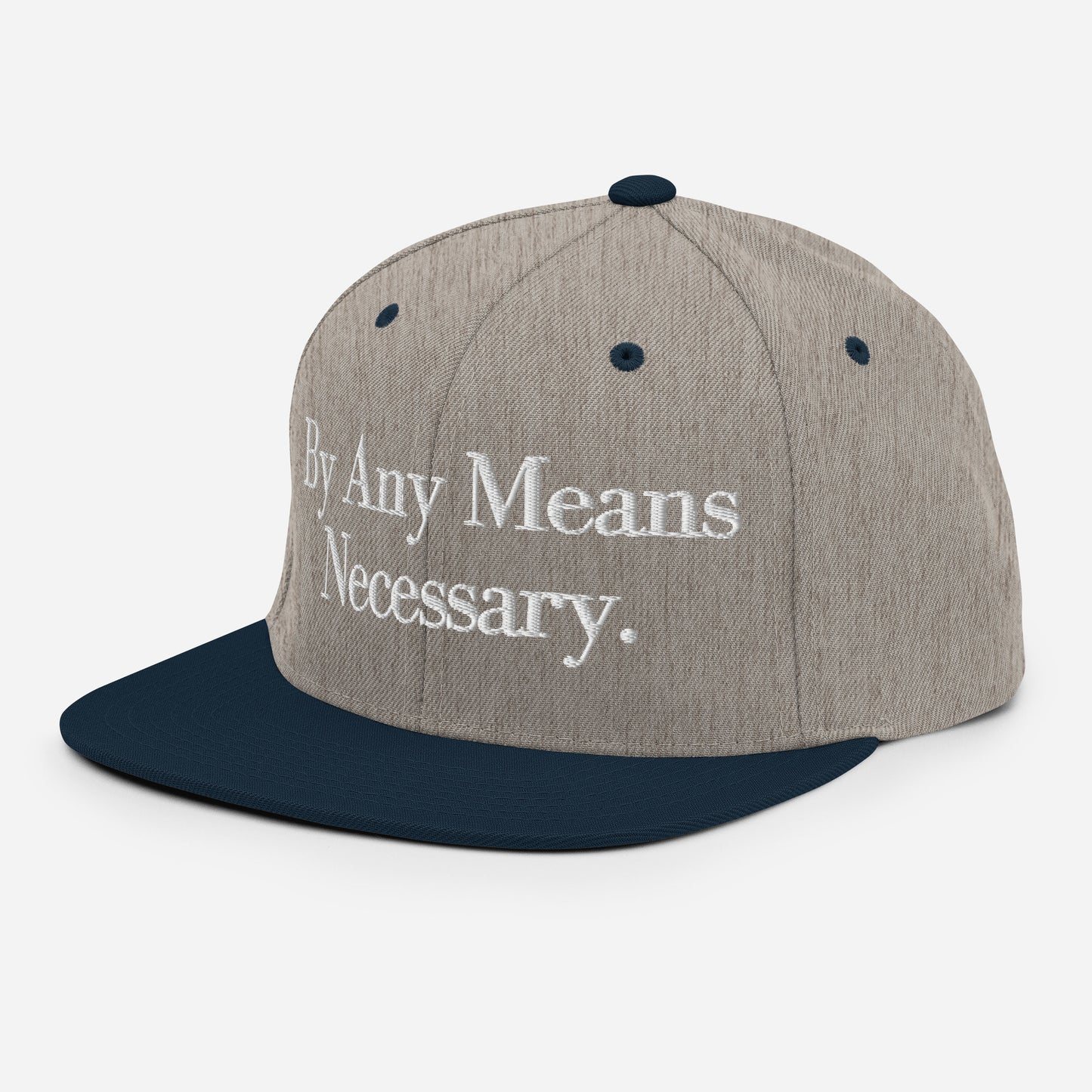 By ANY means necessary. Snapback Hat