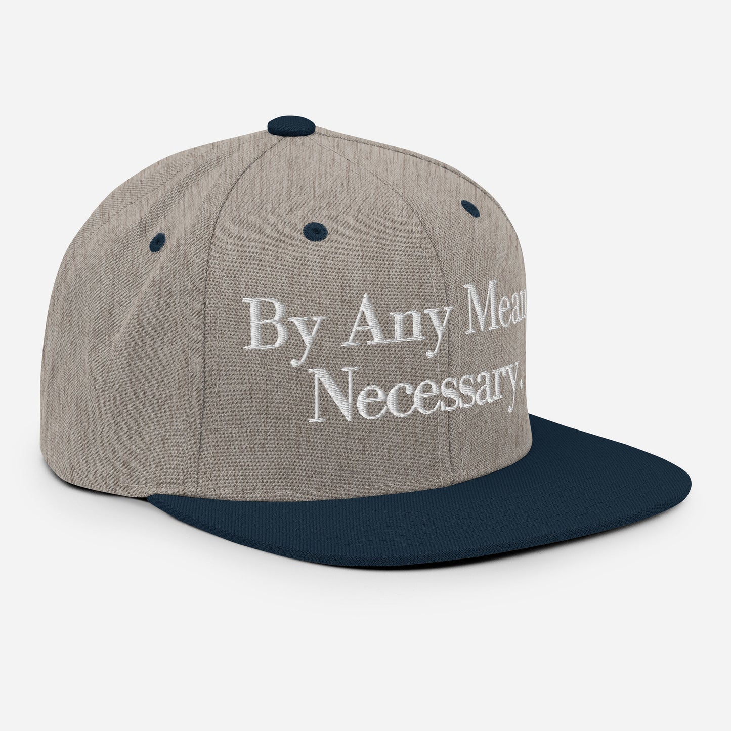By ANY means necessary. Snapback Hat