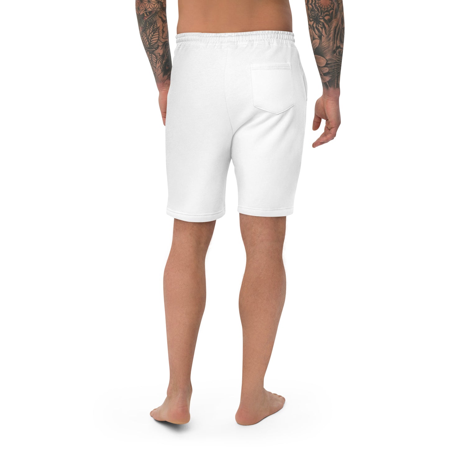 There's some HO's in this house Santa Men's fleece shorts