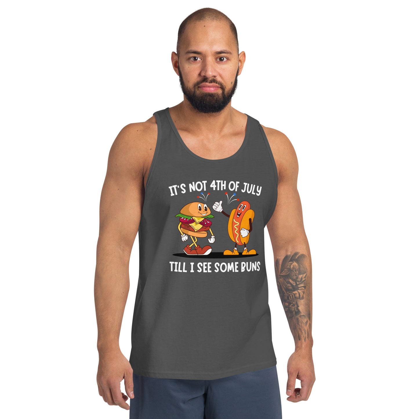 It's not 4th of July till I see some BUNS Men's Tank Top