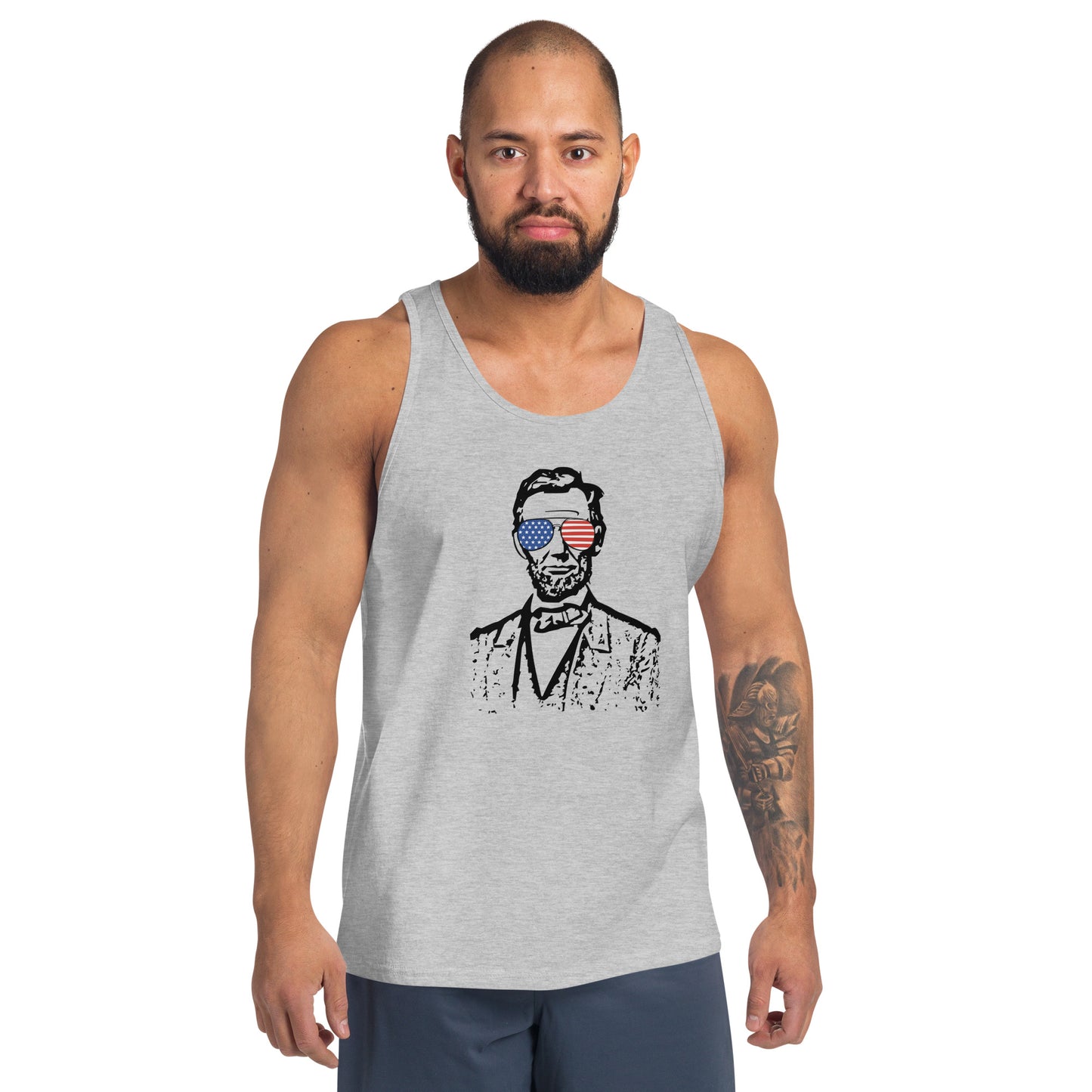 Abe Lincoln Came to Party Unisex Tank Top