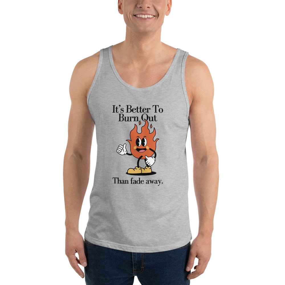 Burn Out Fade Away Men's Tank Top