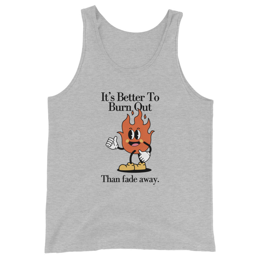Burn Out Fade Away Men's Tank Top