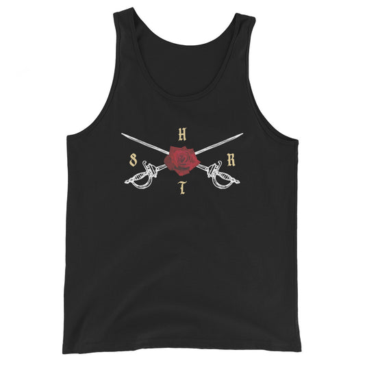H8TR Crossed Swords Unisex Tank Top