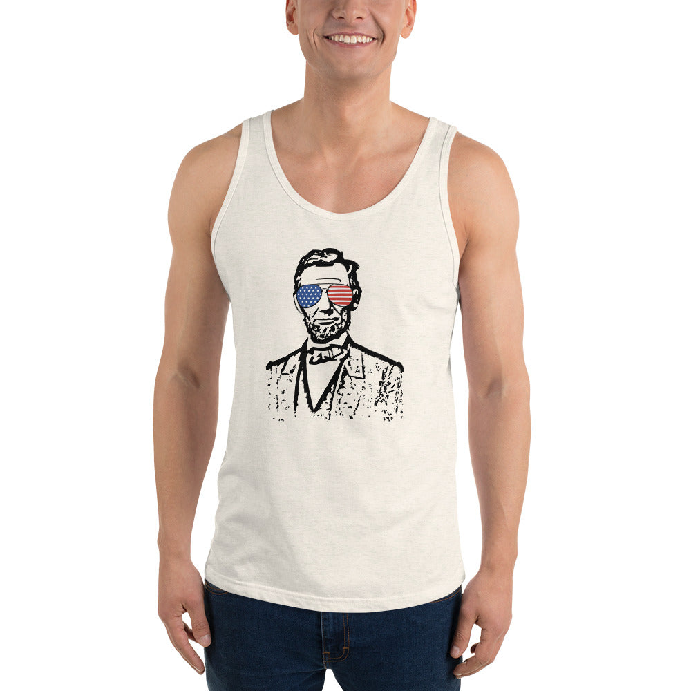 Abe Lincoln Came to Party Unisex Tank Top