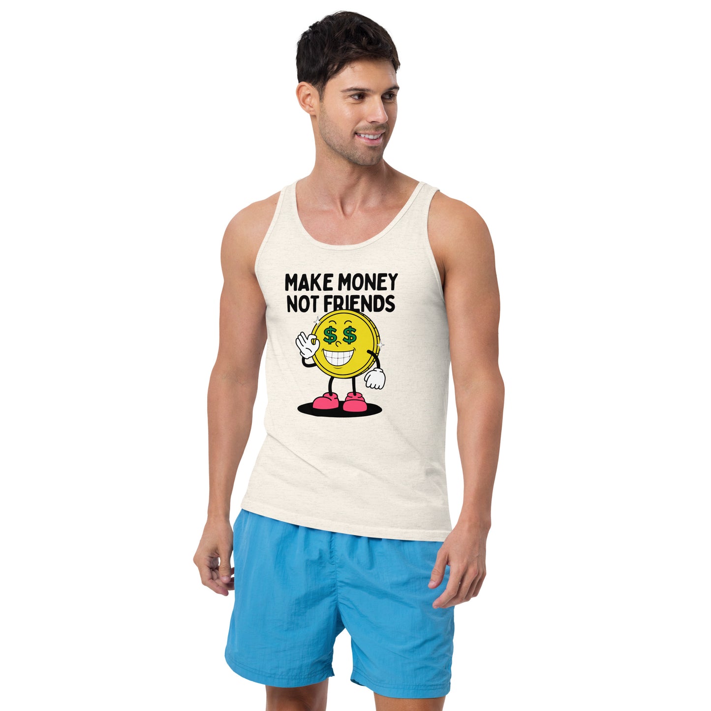 Make Money Not Friends Unisex Tank Top