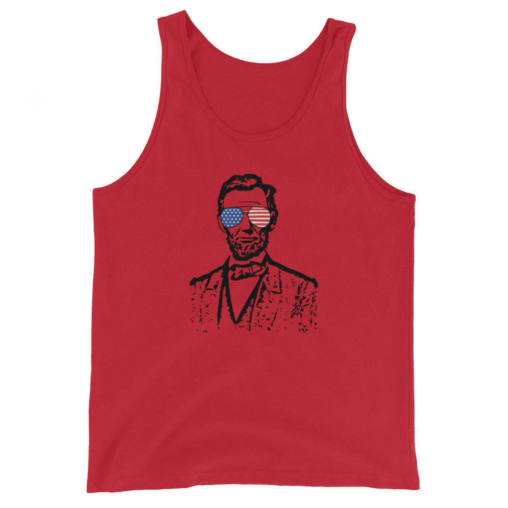 Abe Lincoln Came to Party Unisex Tank Top