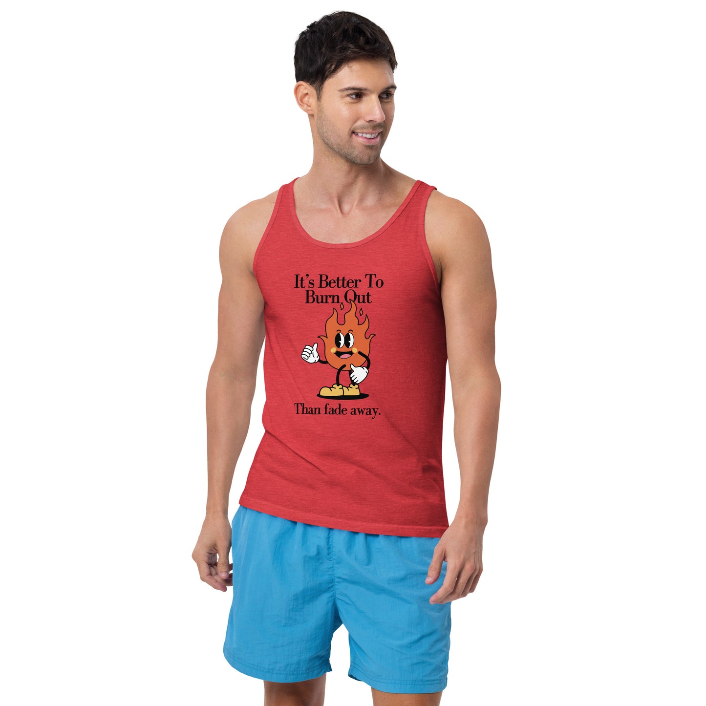 Burn Out Fade Away Men's Tank Top