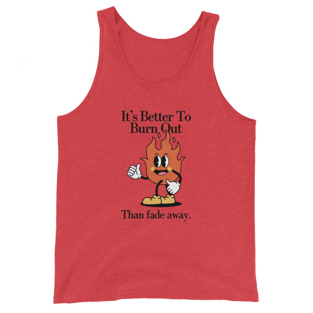 Burn Out Fade Away Men's Tank Top