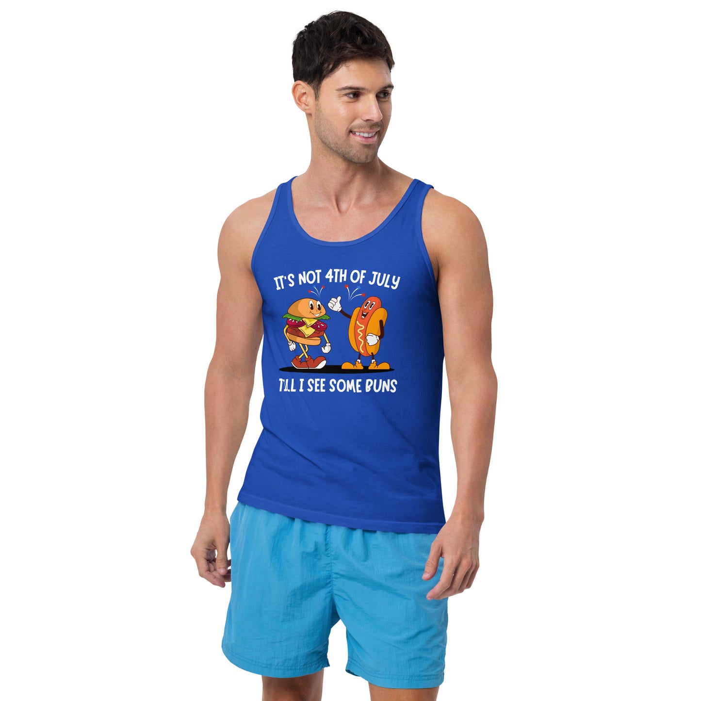It's not 4th of July till I see some BUNS Men's Tank Top