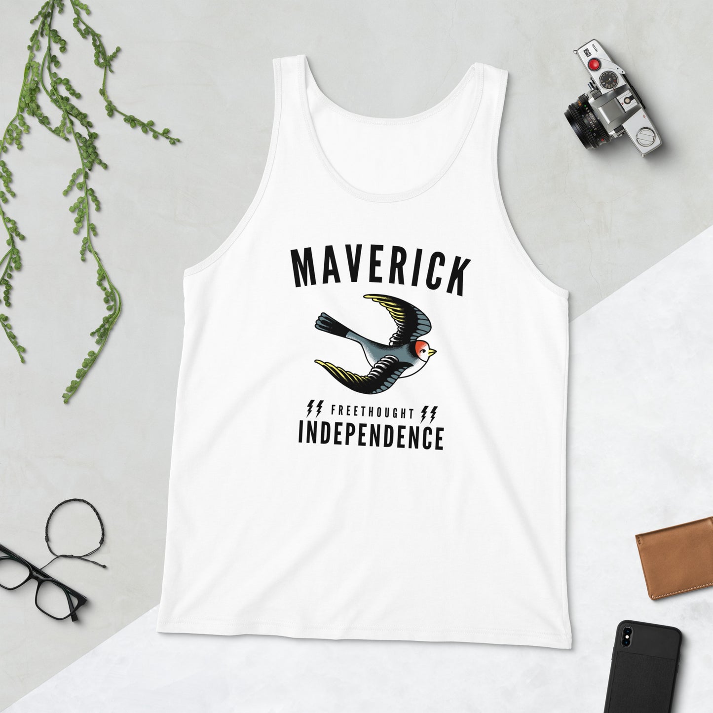 Maverick Freethought Independence Unisex Tank Top