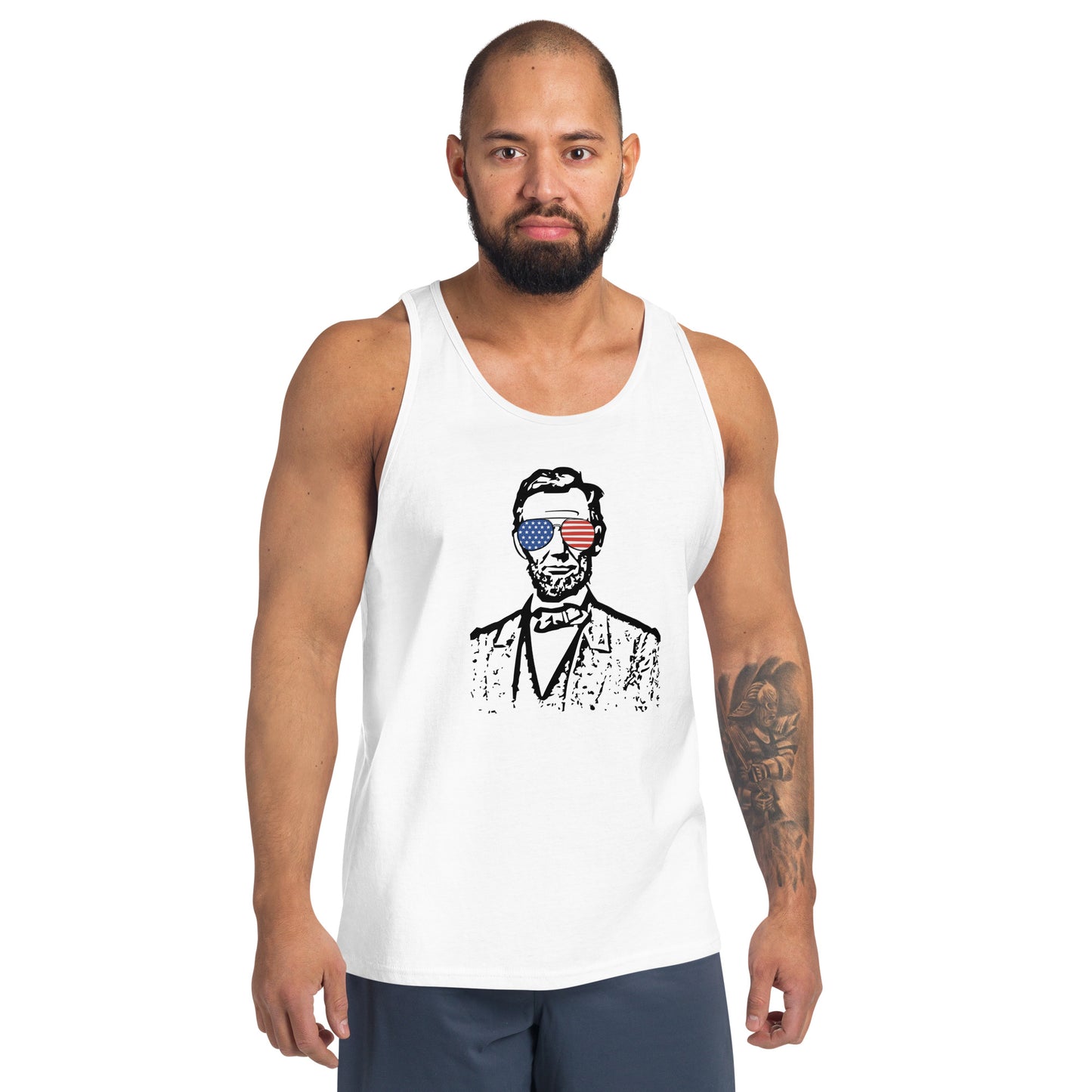 Abe Lincoln Came to Party Unisex Tank Top
