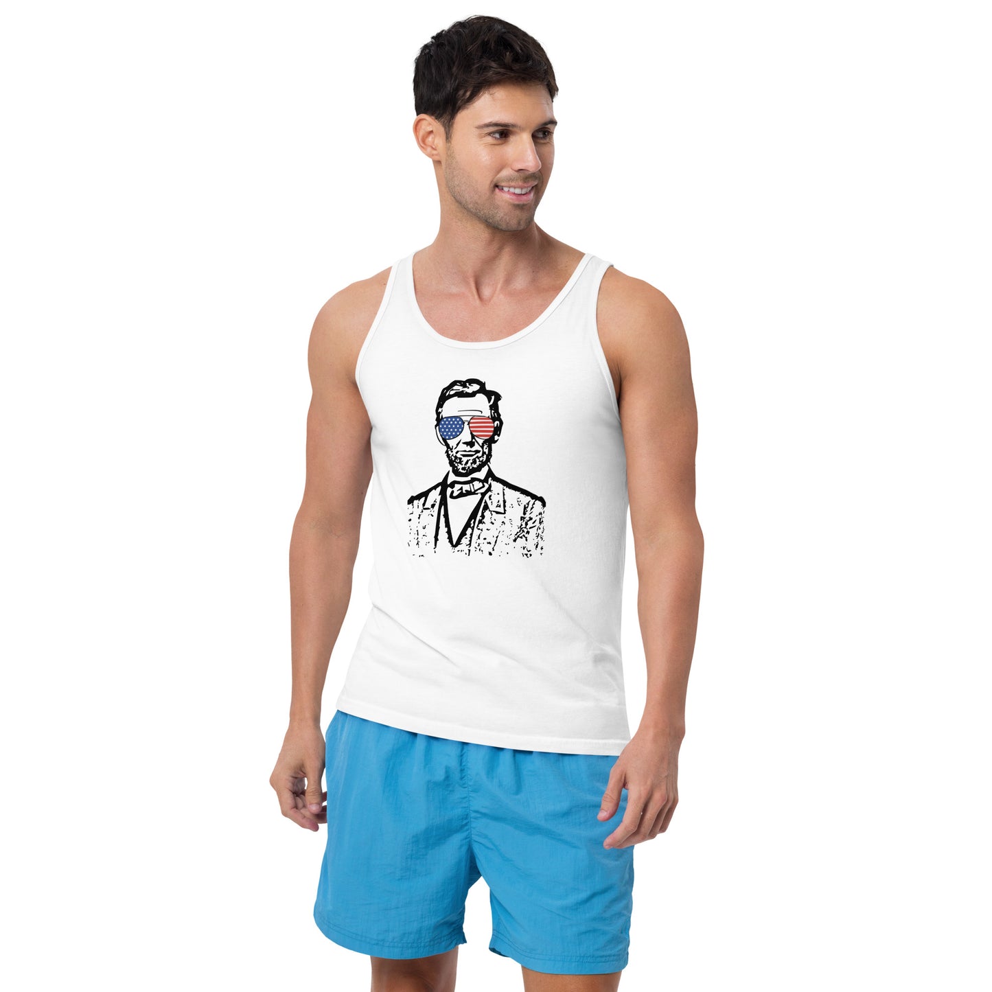 Abe Lincoln Came to Party Unisex Tank Top