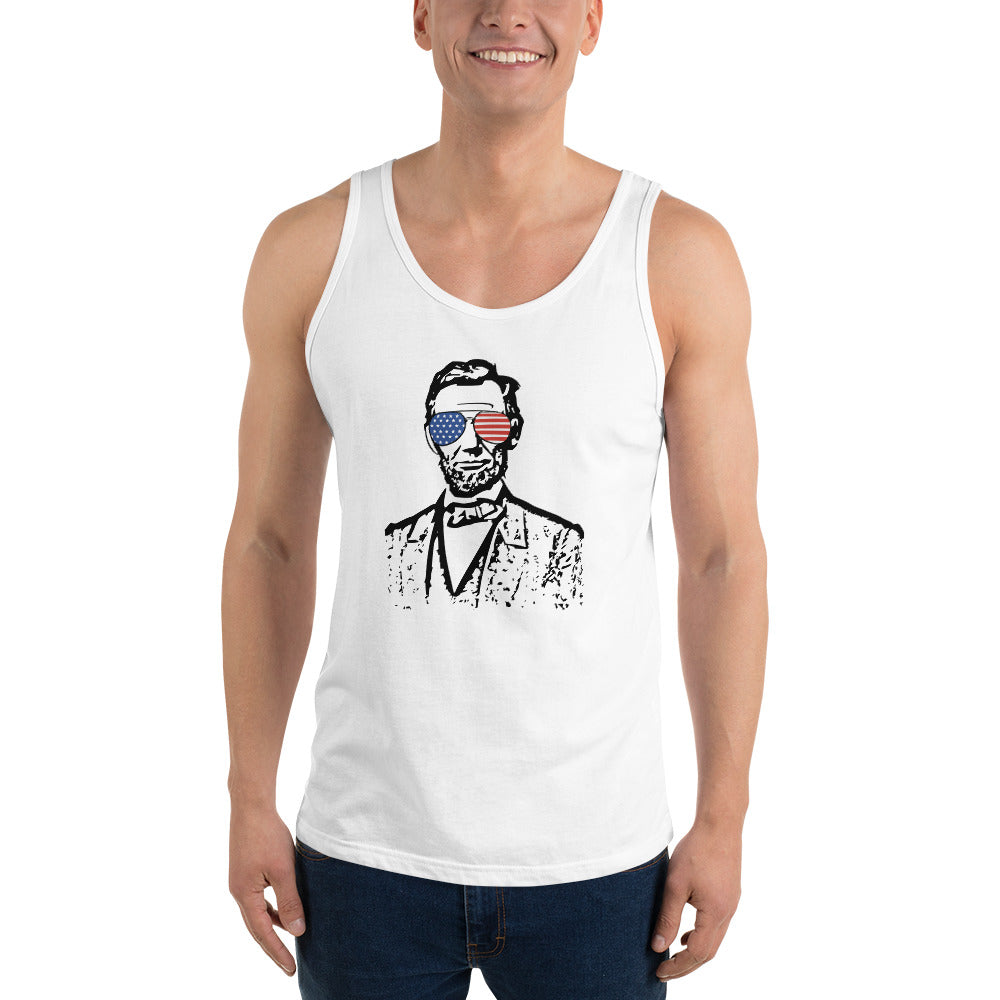 Abe Lincoln Came to Party Unisex Tank Top