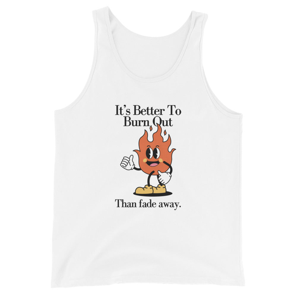 Burn Out Fade Away Men's Tank Top