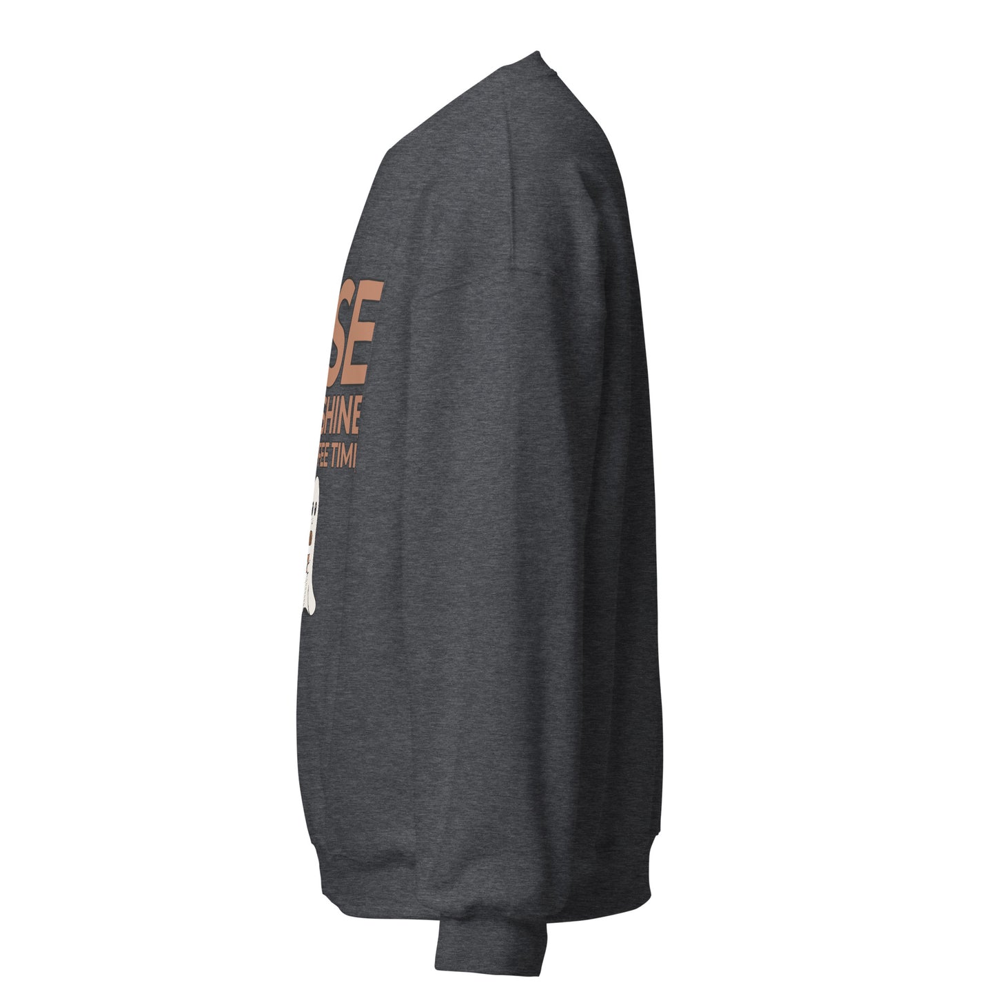 Rise and Shine It's Coffee Time Boo Unisex Sweatshirt