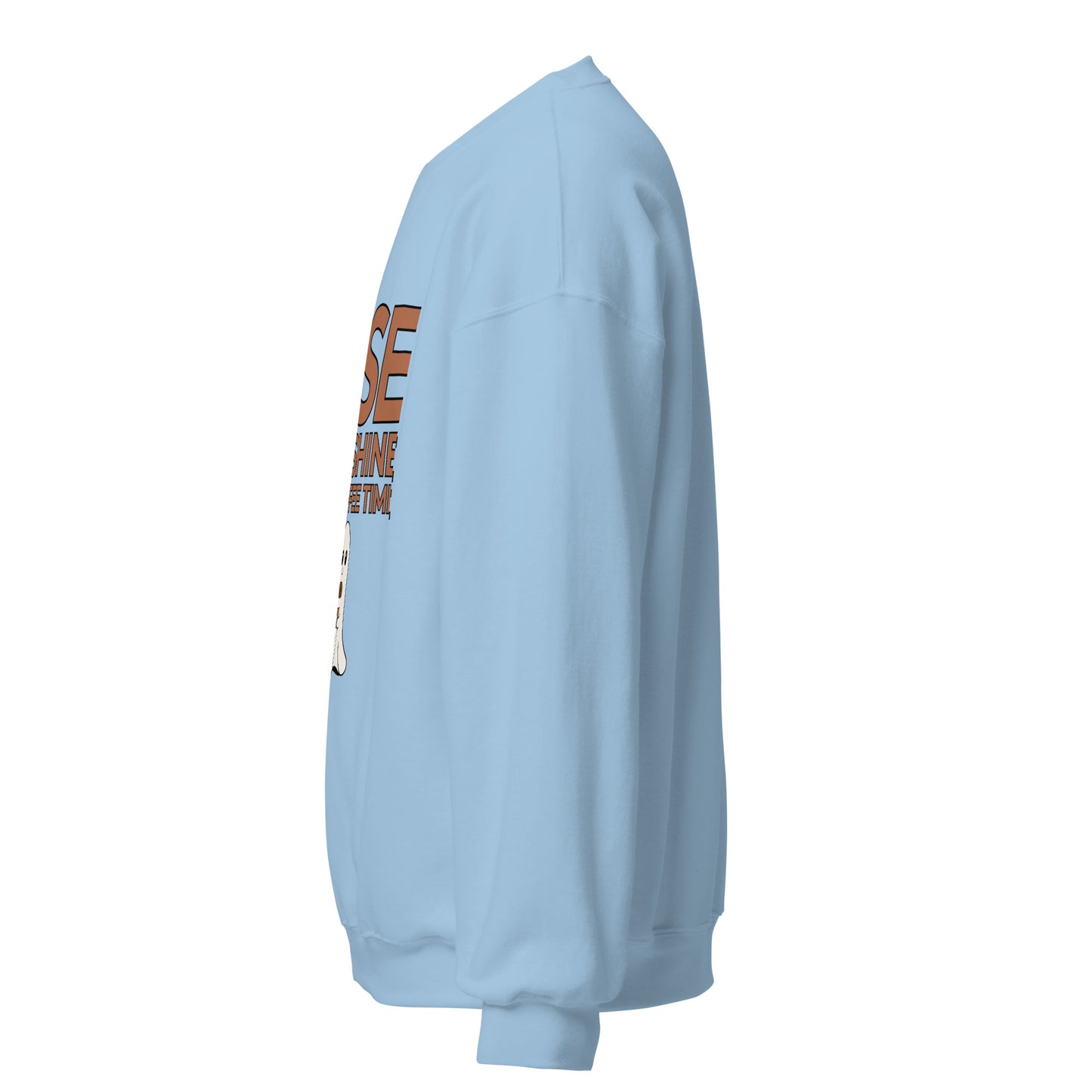 Rise and Shine It's Coffee Time Boo Unisex Sweatshirt