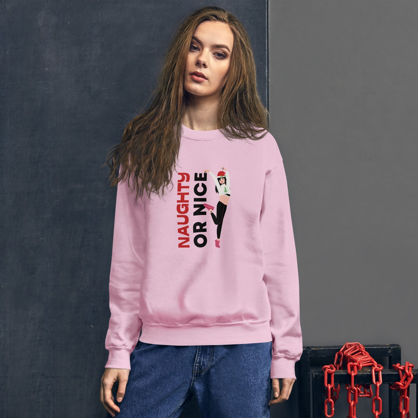Naughty or Nice Unisex Sweatshirt