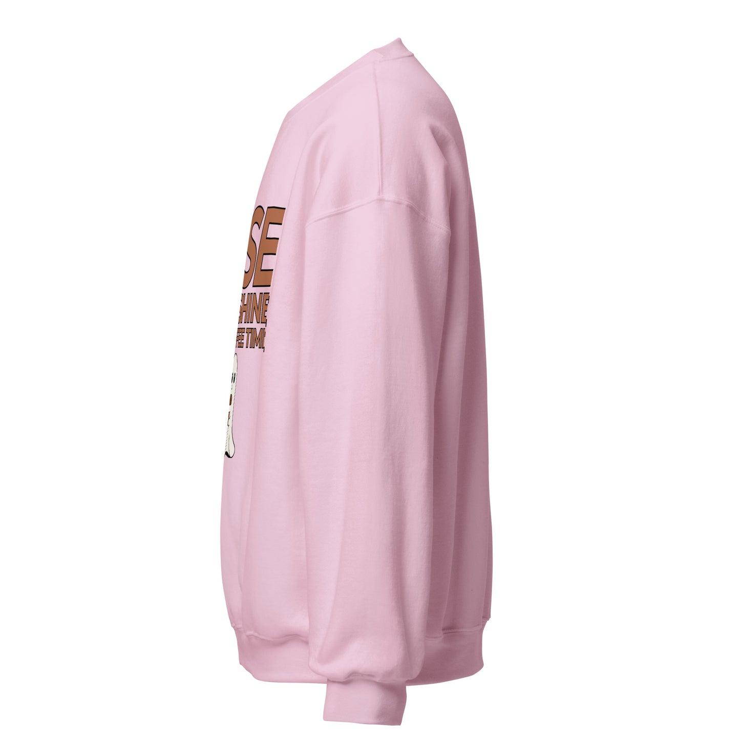 Rise and Shine It's Coffee Time Boo Unisex Sweatshirt
