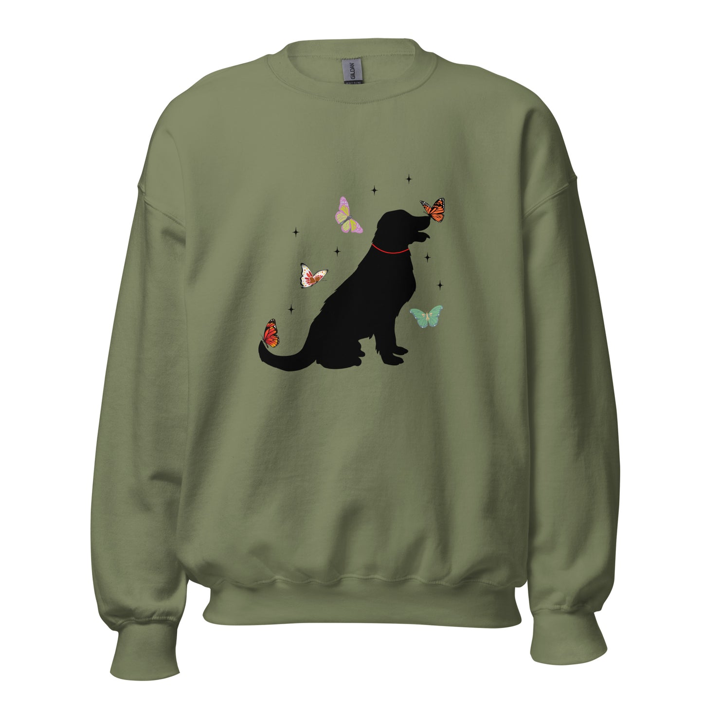 Lovely Labrador Butterflies Unisex Sweatshirt