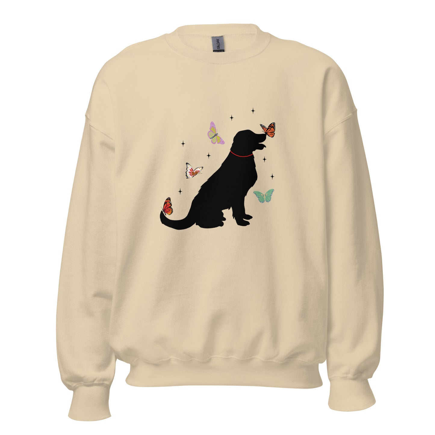 Lovely Labrador Butterflies Unisex Sweatshirt