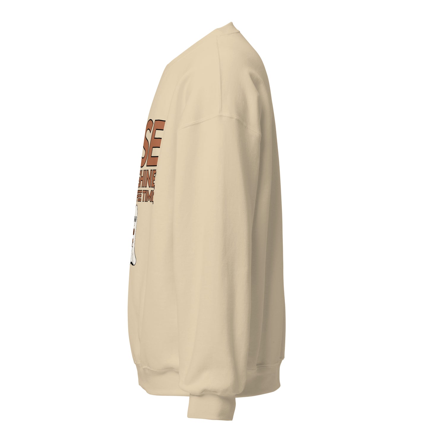 Rise and Shine It's Coffee Time Boo Unisex Sweatshirt