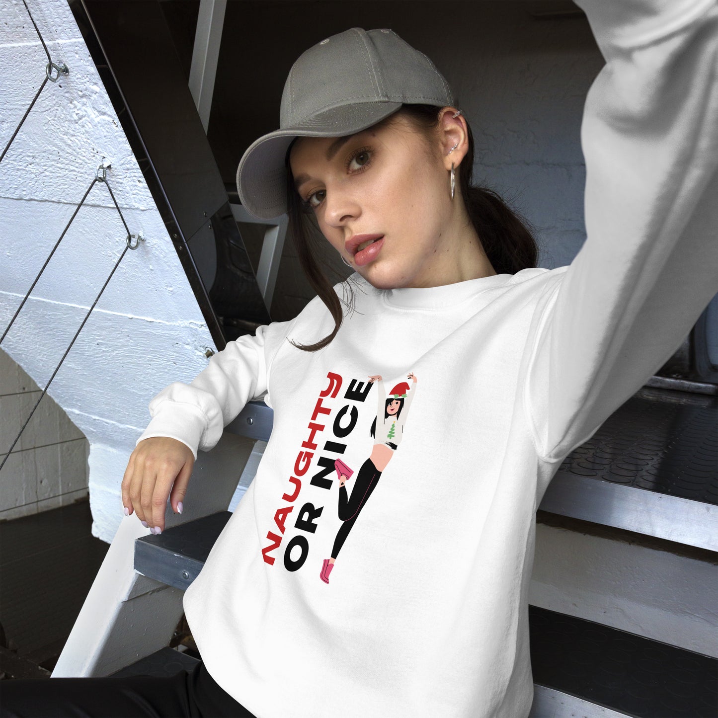 Naughty or Nice Unisex Sweatshirt