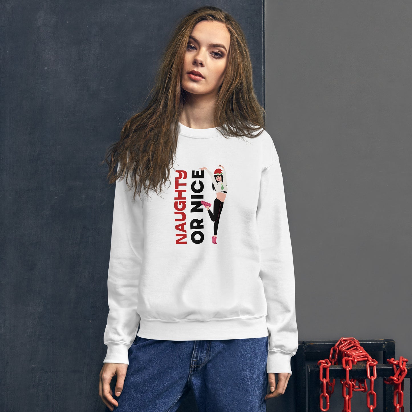 Naughty or Nice Unisex Sweatshirt
