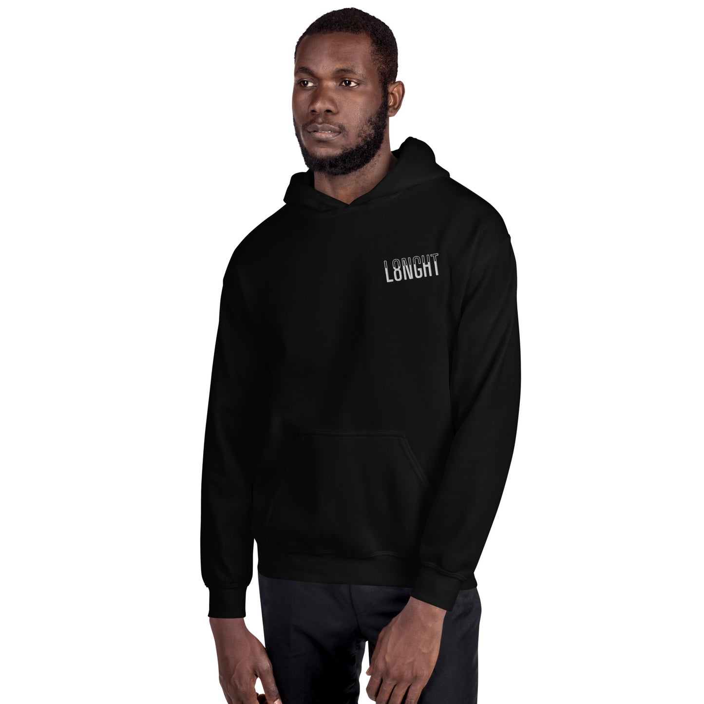 L8NGHT classic embroidered logo Unisex Hoodie