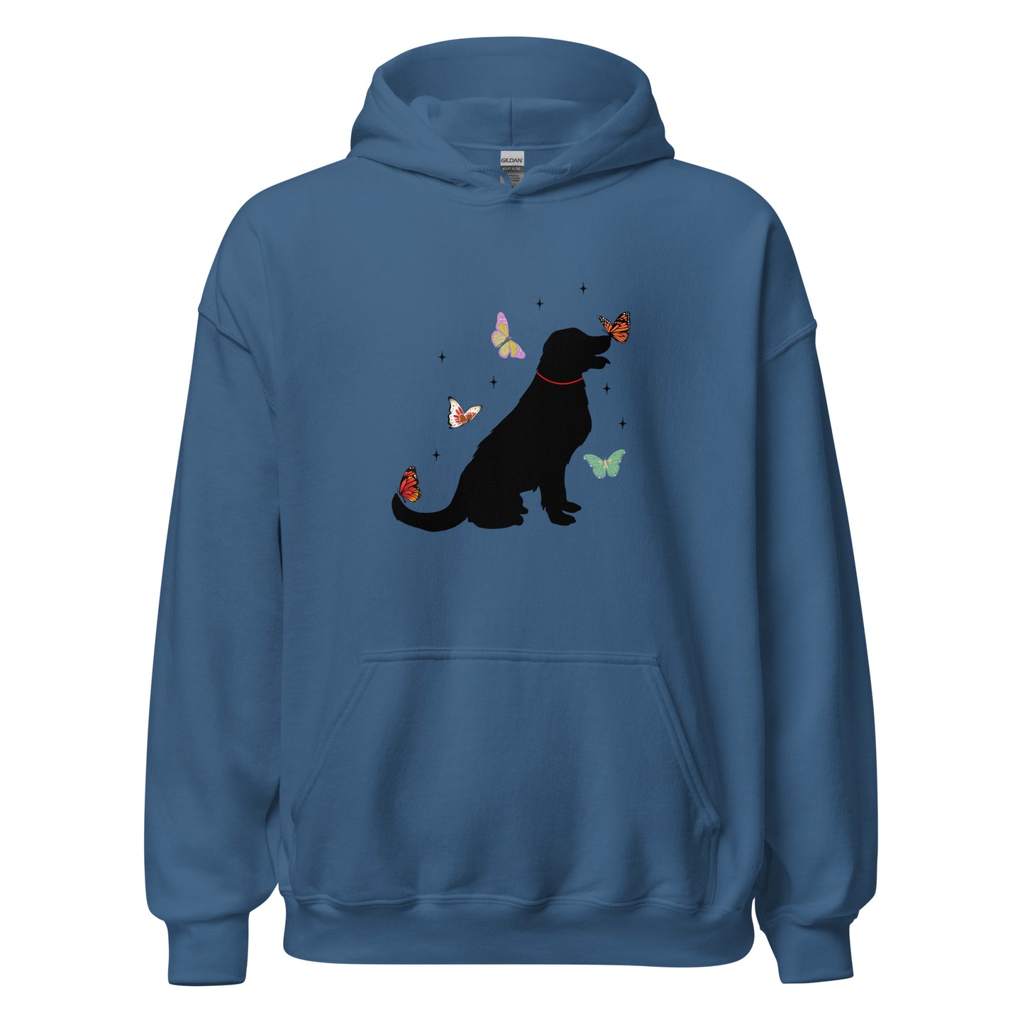 Lovely Labrador Butterflies Unisex Hoodie