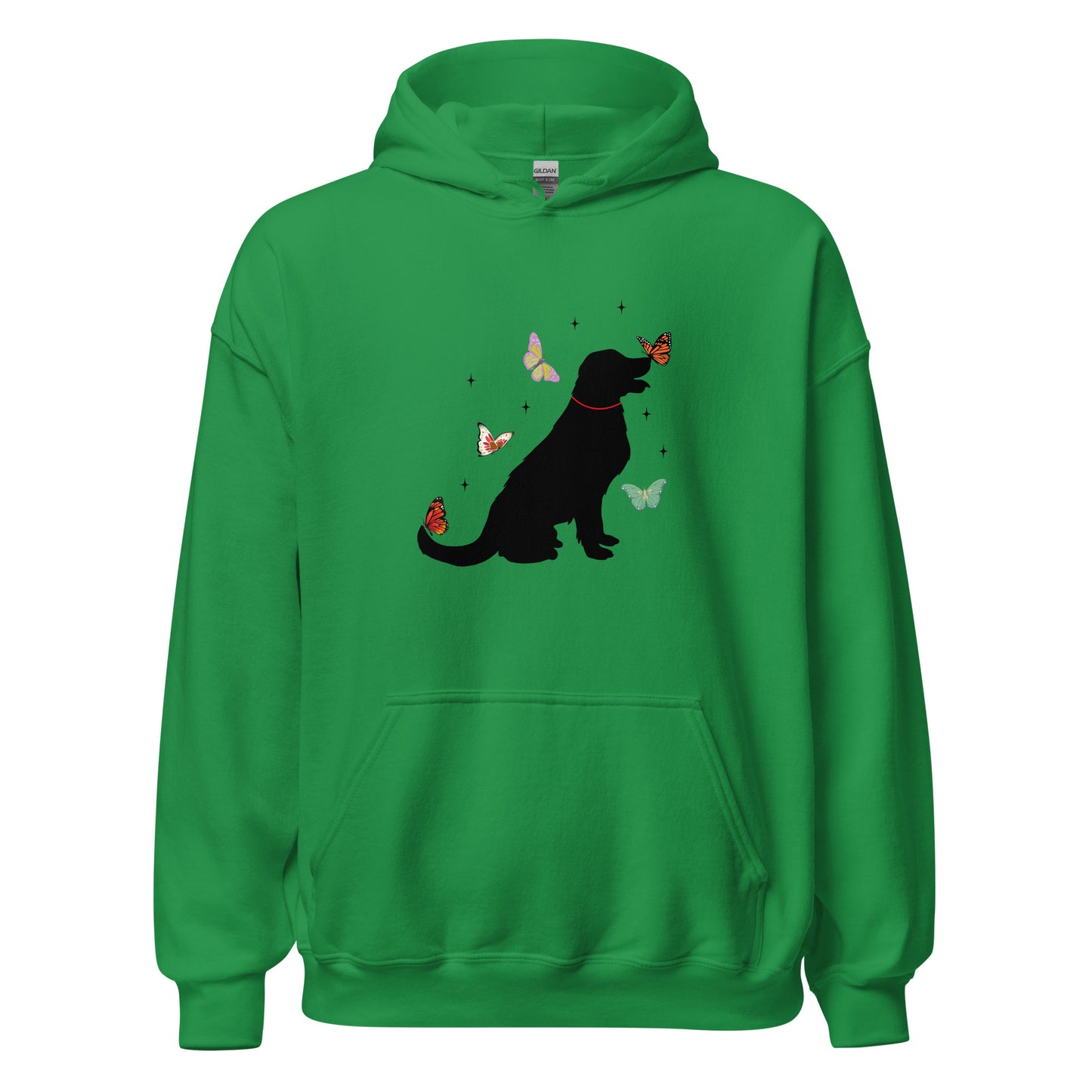Lovely Labrador Butterflies Unisex Hoodie