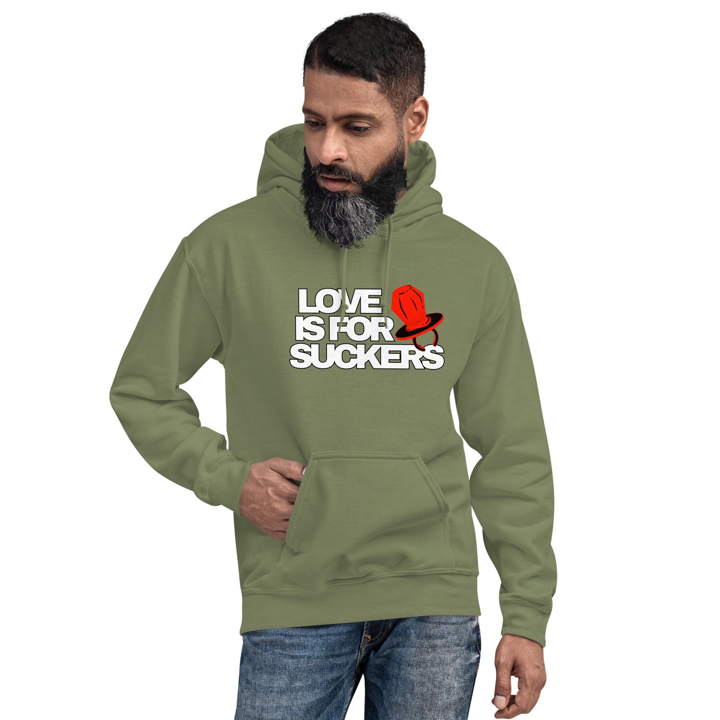 Love is for SUCKERS Unisex Hoodie