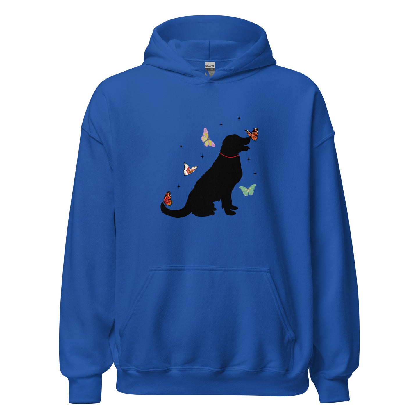 Lovely Labrador Butterflies Unisex Hoodie