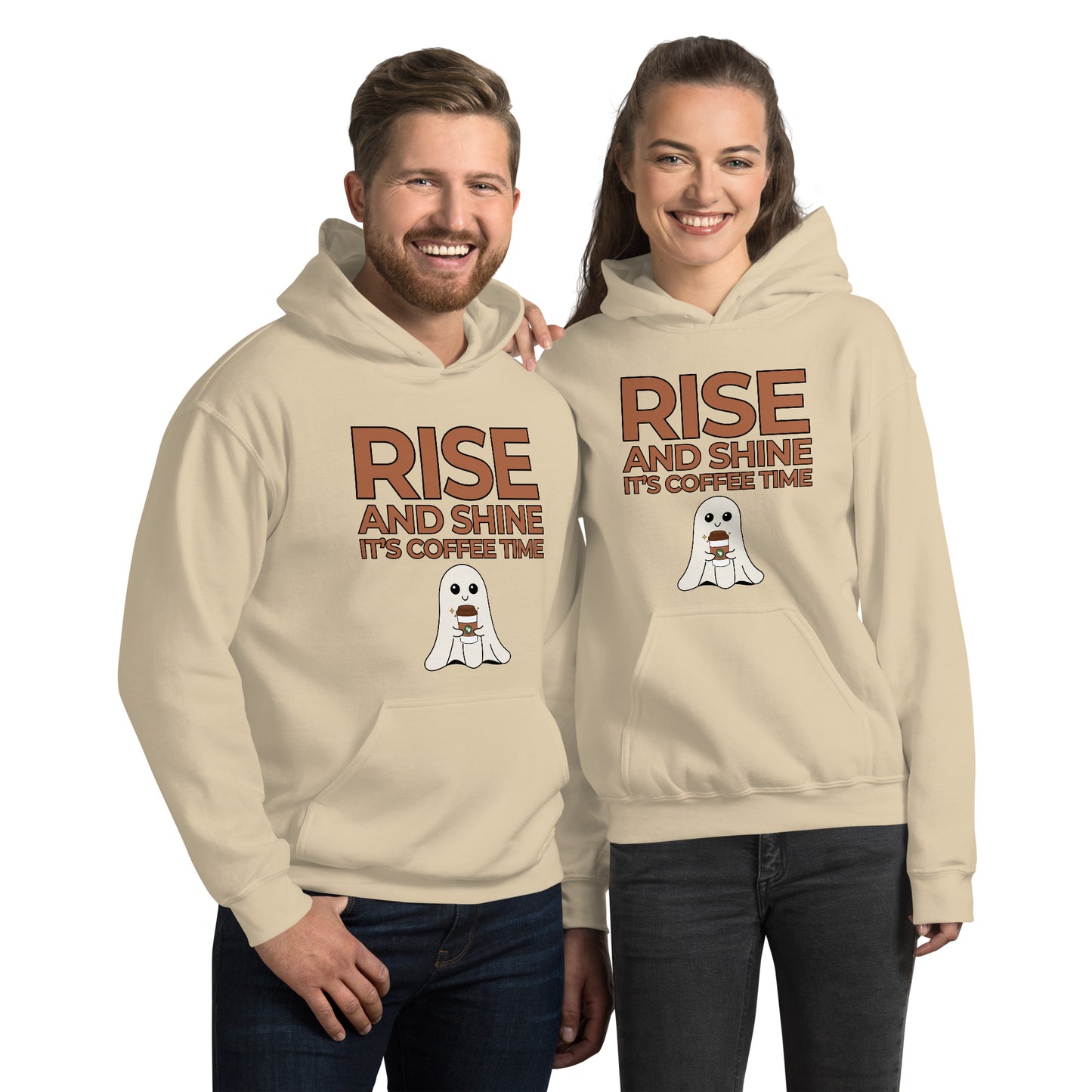 Rise and Shine It's Coffee Time BOO Unisex Hoodie
