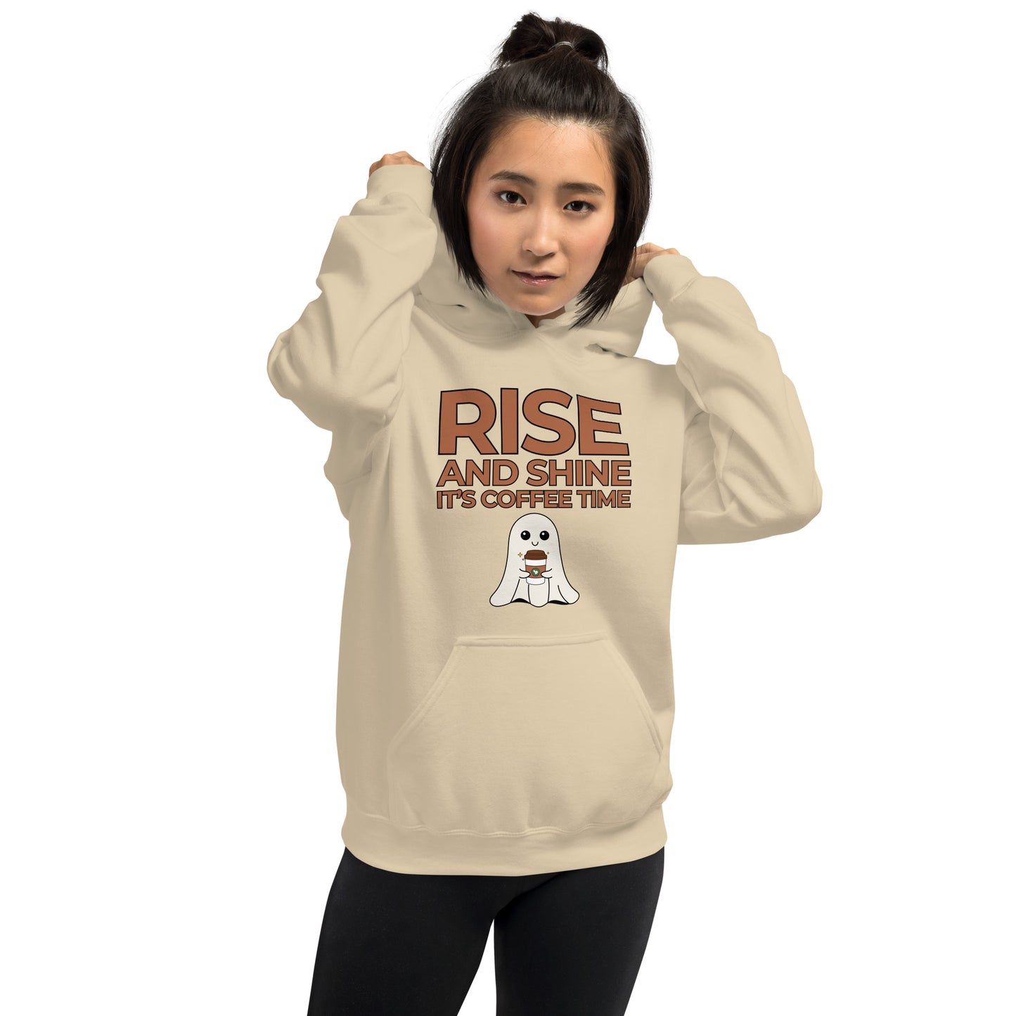 Rise and Shine It's Coffee Time BOO Unisex Hoodie