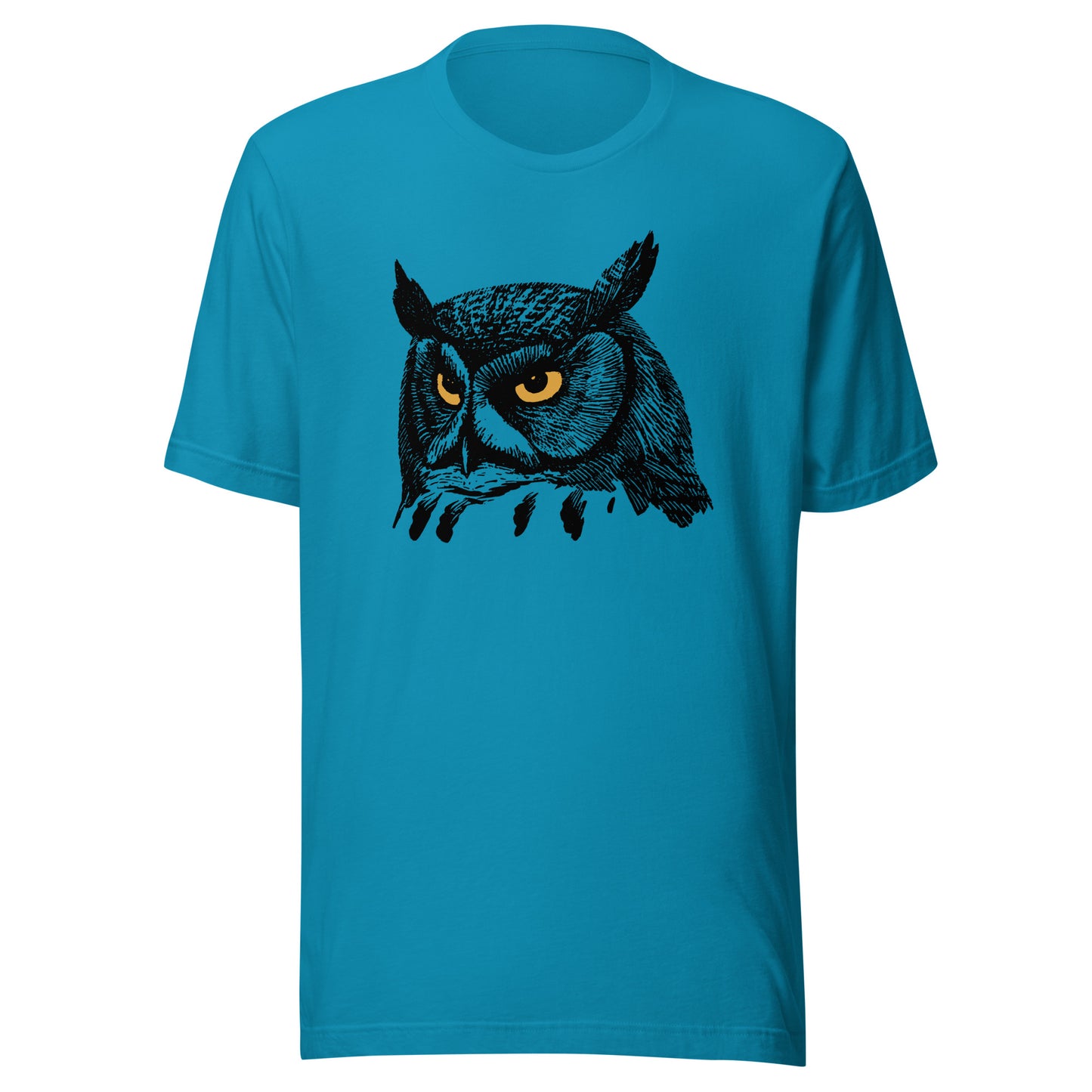 Golden Eye Owl Unisex t-shirt
