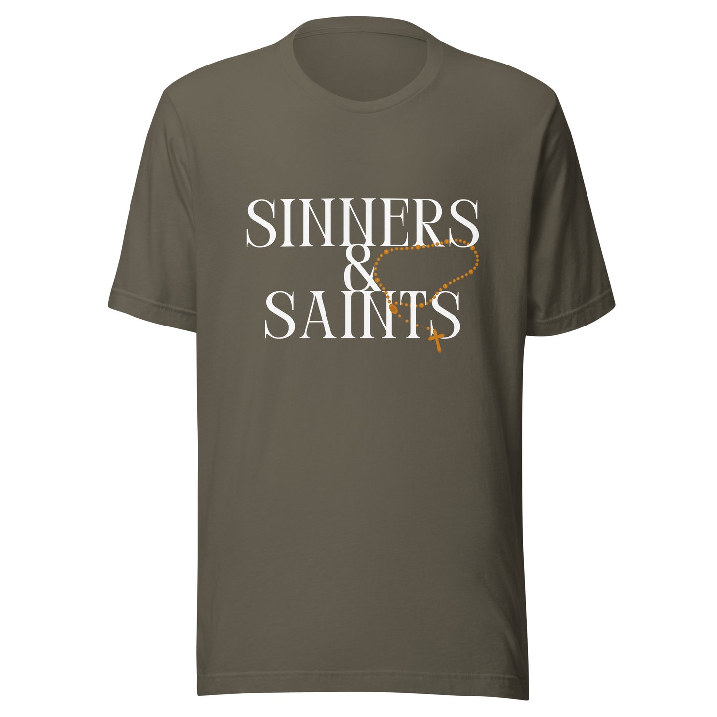 Sinners & Saints rosary Unisex t-shirt