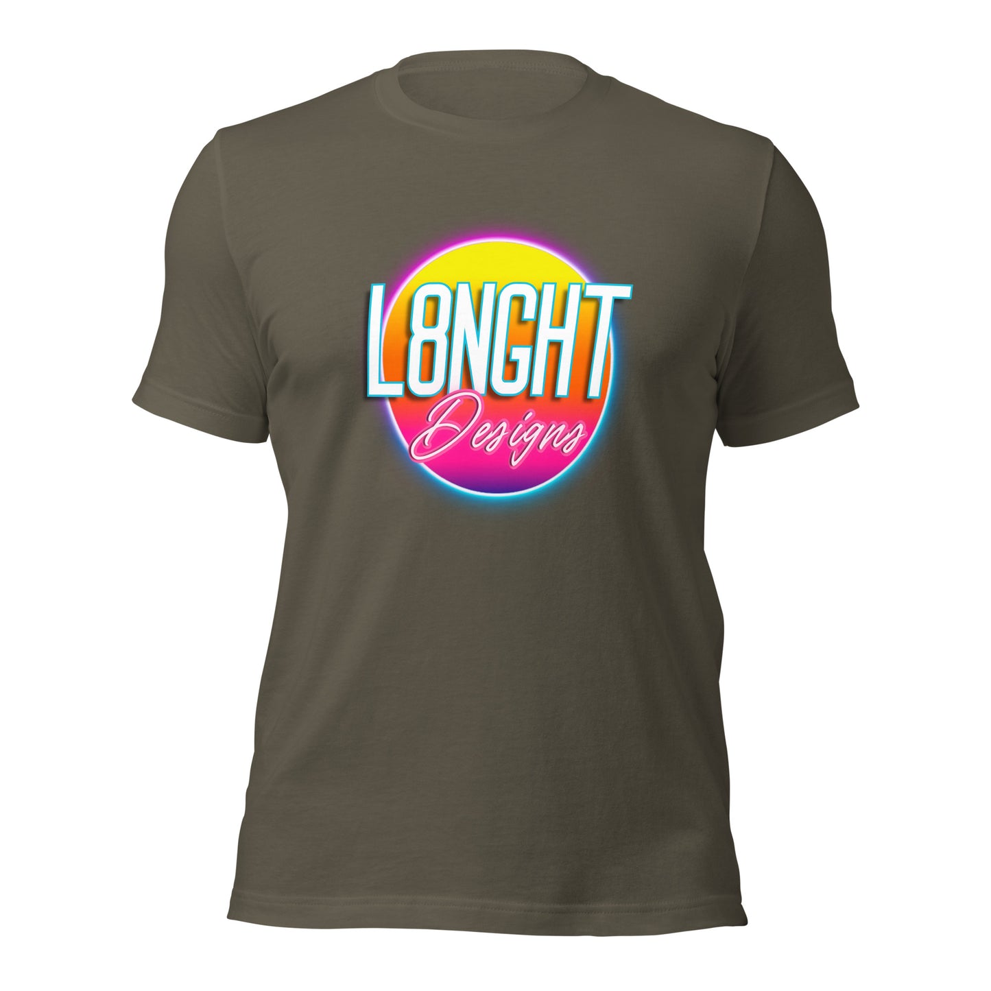L8NGHT 3D neon logo Unisex t-shirt