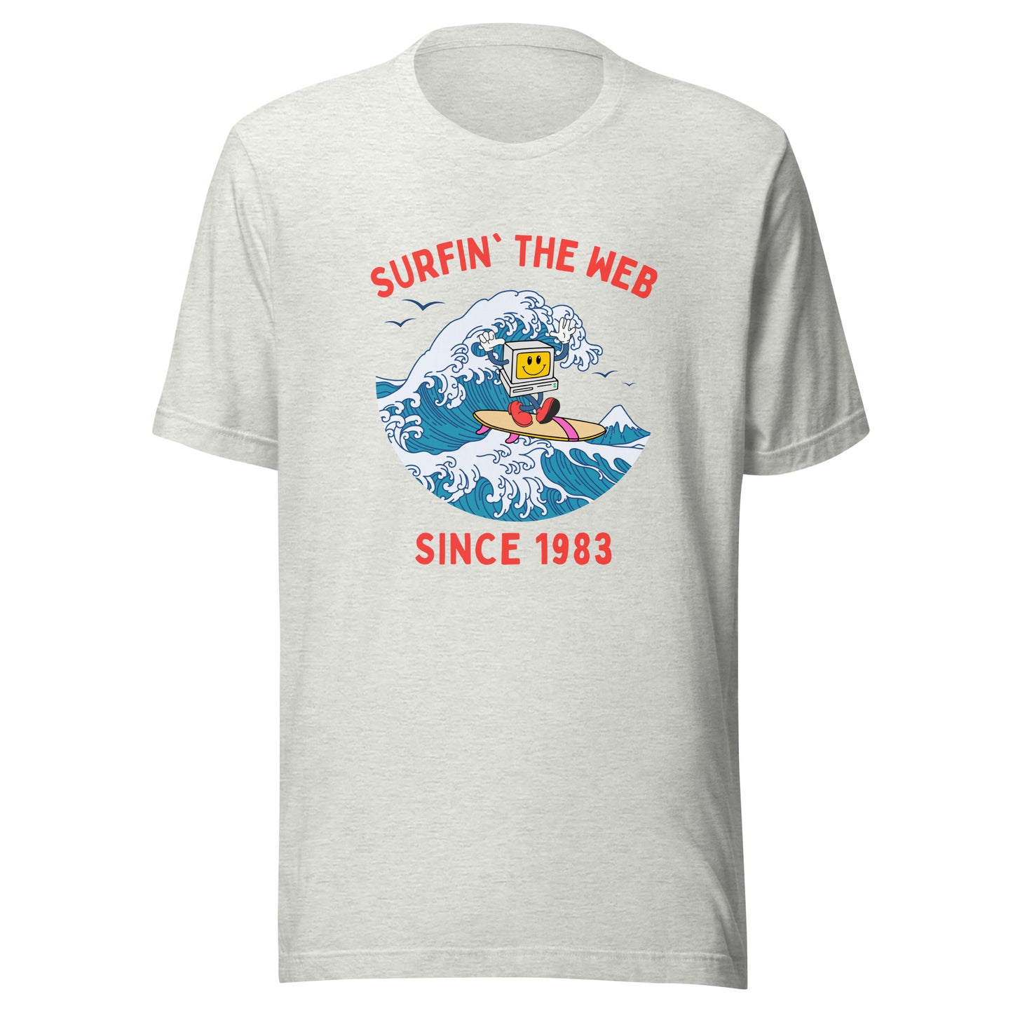 Surfin' The Web Since 1983 Unisex t-shirt