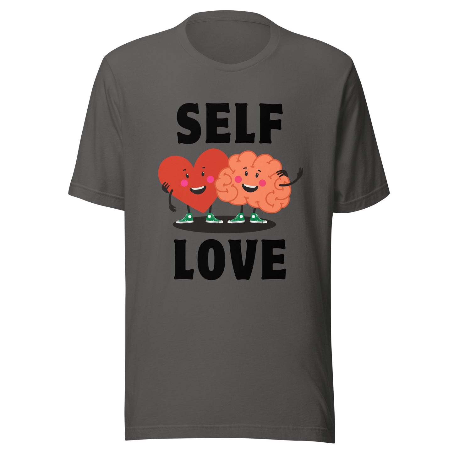 Mental Health Heart Mind Self Love Unisex t-shirt
