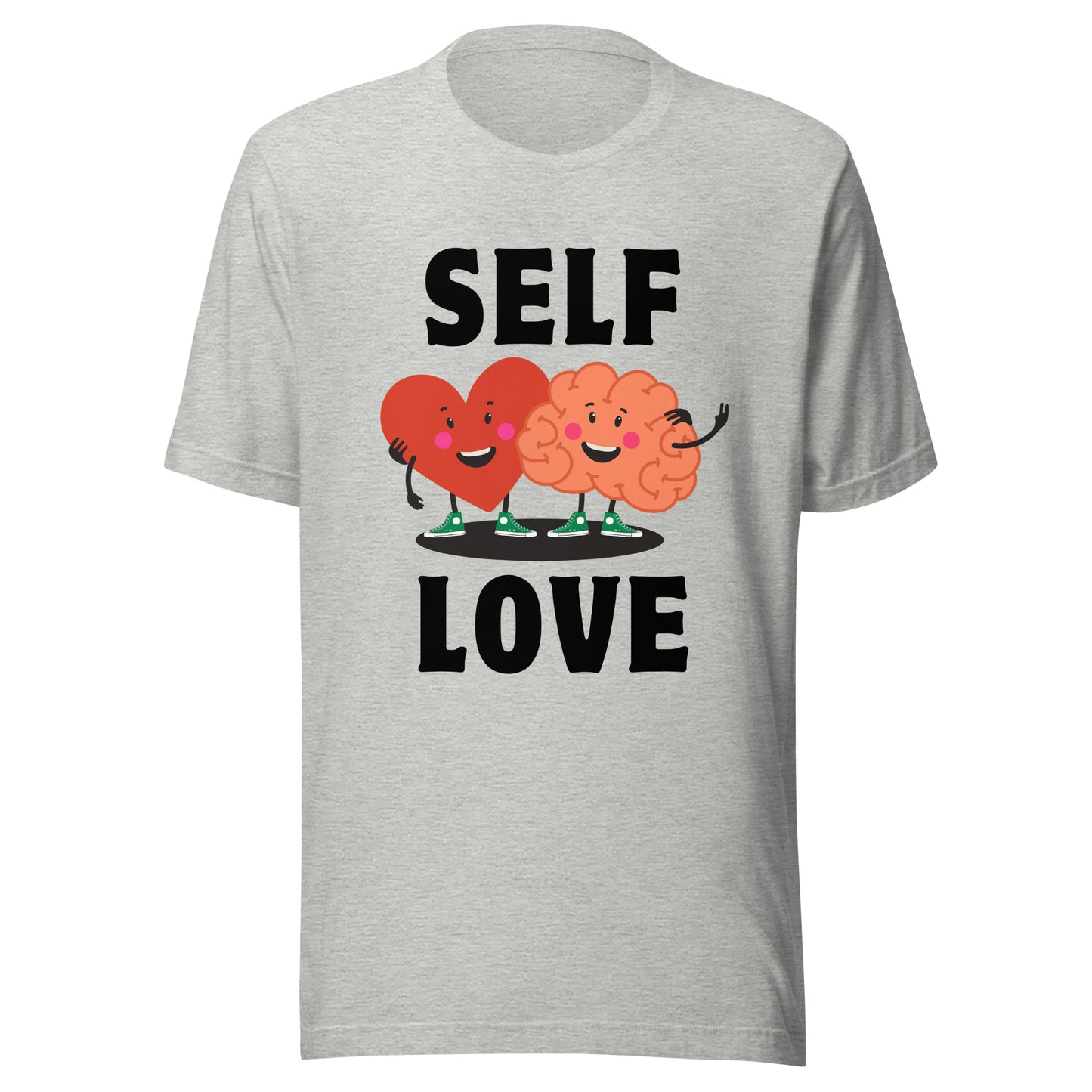 Mental Health Heart Mind Self Love Unisex t-shirt