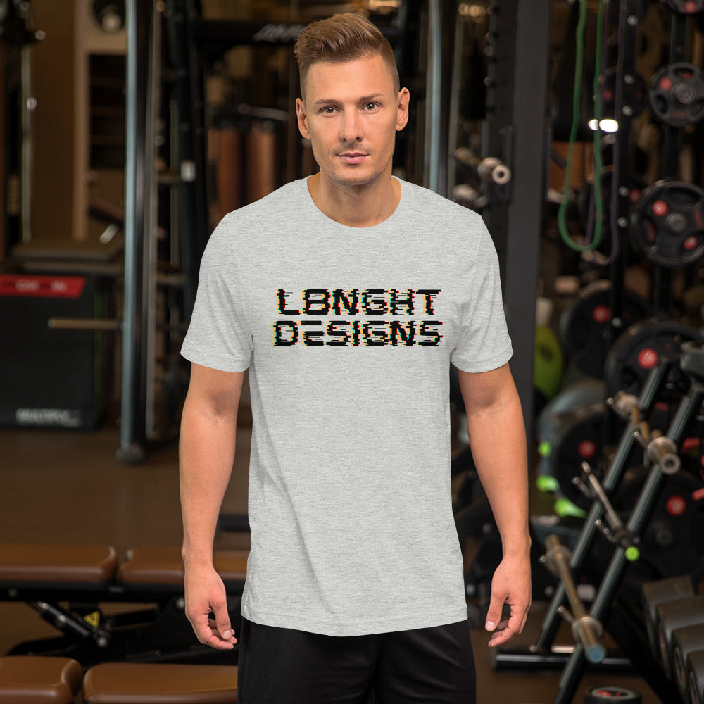 L8NGHT Designs Glitch Unisex t-shirt