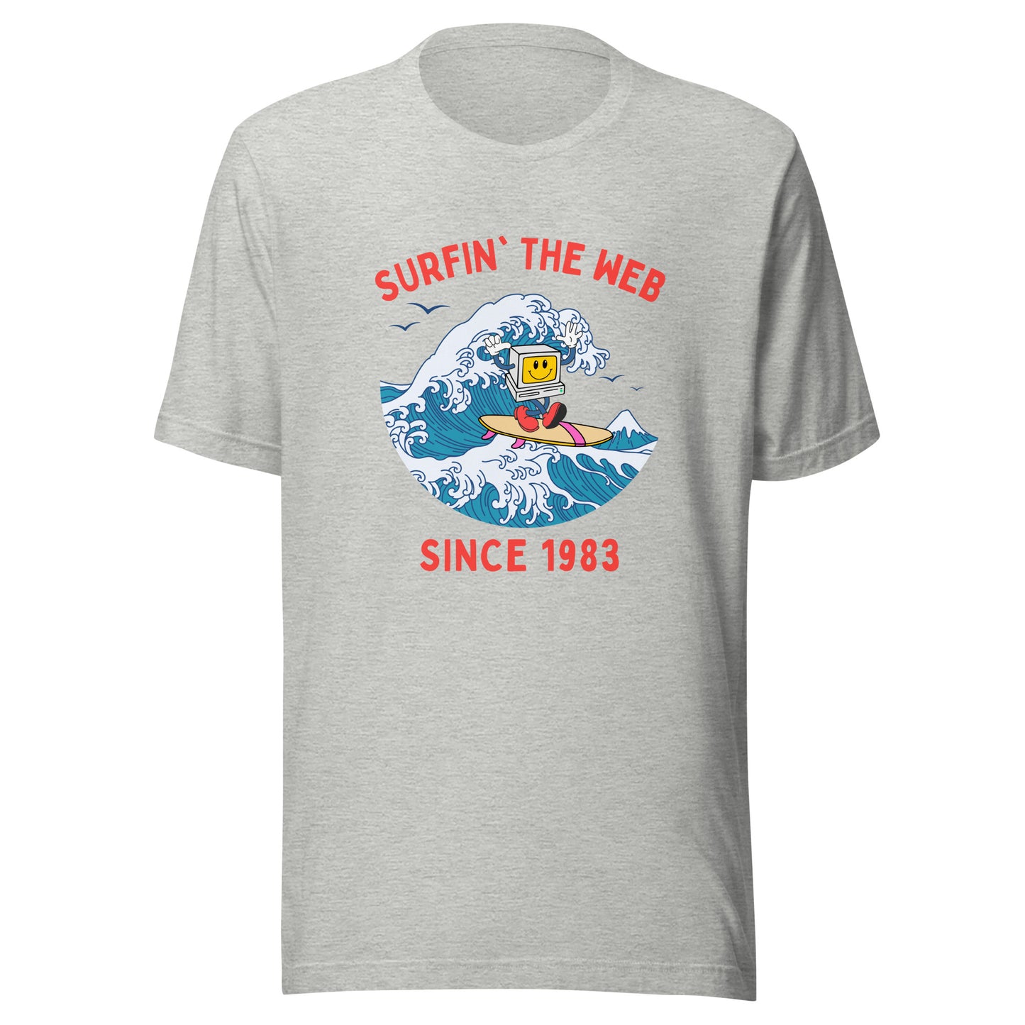Surfin' The Web Since 1983 Unisex t-shirt