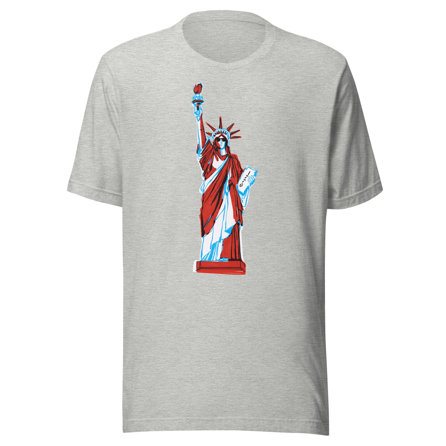 Lady Liberty Came to Party Unisex t-shirt