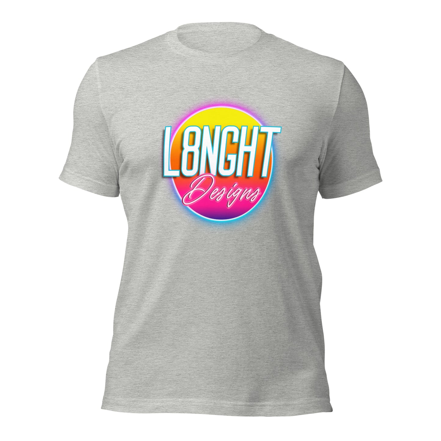 L8NGHT 3D neon logo Unisex t-shirt