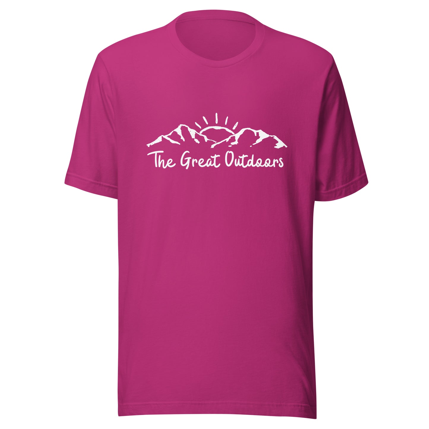 The Great Outdoors Sunshine Mountains Unisex t-shirt
