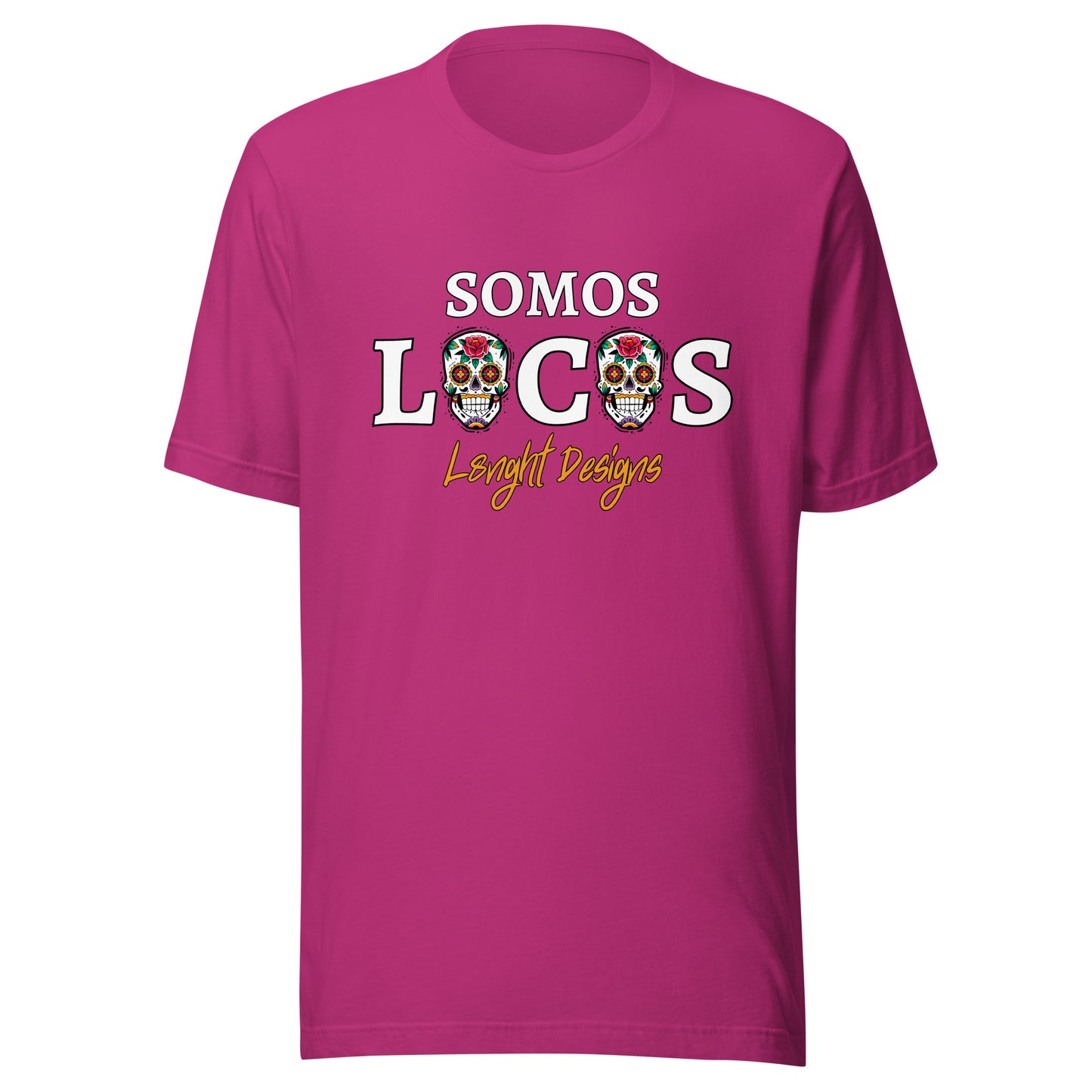 Somo Locos Sugar Skulls Unisex t-shirt