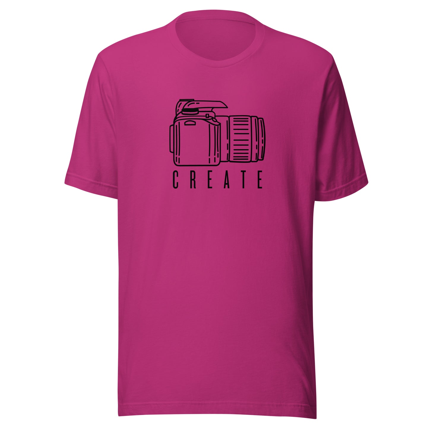 Create Camera Unisex t-shirt